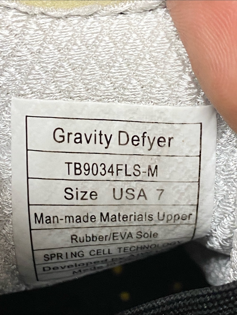Gravity Defyer G-Defy XLR8 Women’s Running Sneakers “Black White Silver” Size 7 - Picture 17 of 17